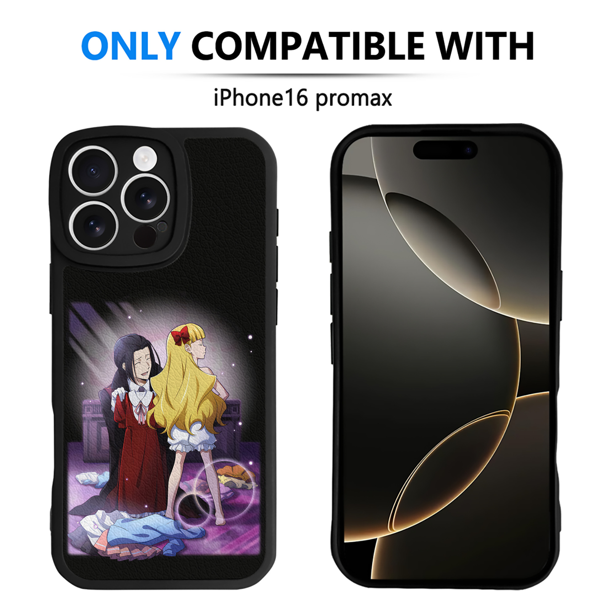 （画像用） 文豪ストレイドッグス Bungo Stray Dogs 【iPhone 16シリーズ対応】シリコンスマホケース（レザー調） 材質：シリコン